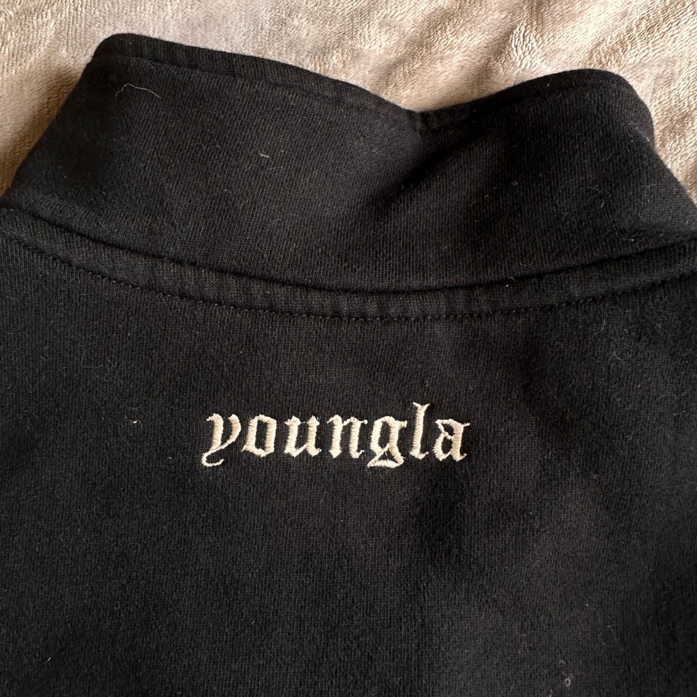 Youngla Cropped Quarter Zip Pullover Sweater - image 7